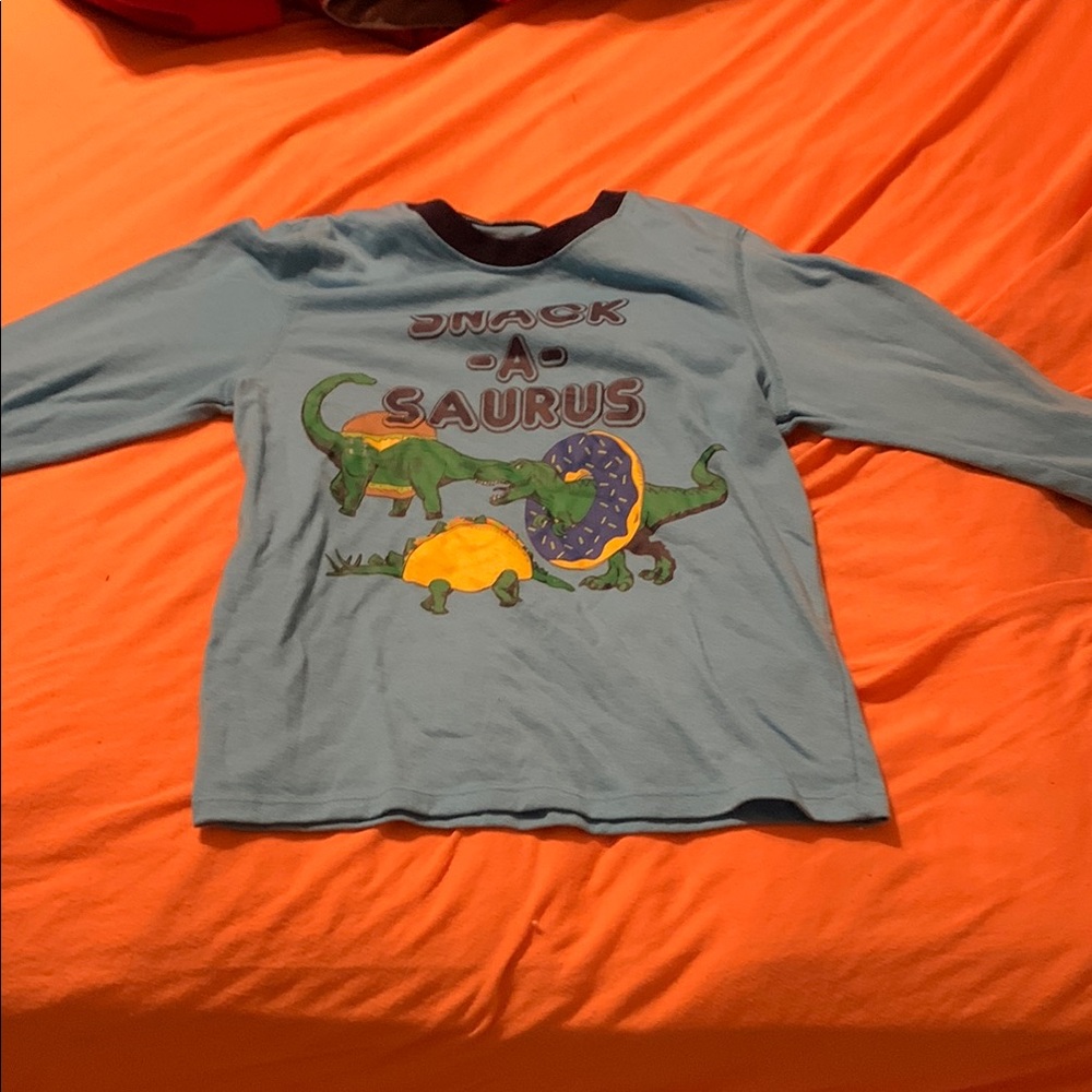 Blue Dinosaur Kids Shirt